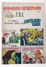 MANHUNT #2 1953 Magazine Enterprises Detective Spanish Comic Variant ENS Mexico picture