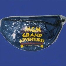NEW Vintage MGM Grand Adventures Las Vegas 90s Theme Park Fanny Pack NOW CLOSED picture