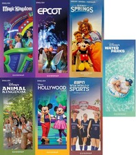 NEWEST 2026 Walt Disney World Theme Park Guide Maps 7 map Brochures set CURRENT picture