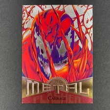1995 Fleer Marvel Metal Cards (Silver Flasher) - You Pick -  🚀 picture