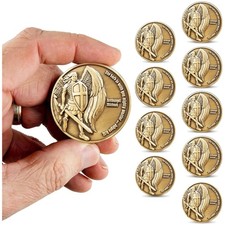 10Pc Archangel Michael Collectible Challenge Coins picture