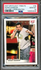 2007 Spotlight Tribute Perforated #36 ROOKIE ~ Adam Sandler ~ *POP 6 PSA 10 GEM picture