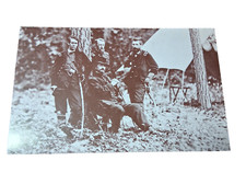 Postcard: Gettysburg Generals Hancock Barlow Birney Gibbon Reproduction picture