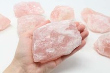 Rose Quartz Rough Raw Crystal Stone from Brazil - High Grade A Quality picture