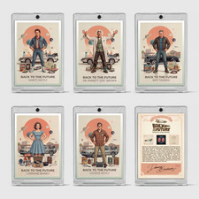 Back to the Future Trading Card Set (5 Cards) | Artist Signed and Numbered picture