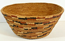 Antique Thompson River Salish Indian Coiled Basketry Bowl, ca. 1880-1910 picture