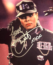 JANET JACKSON Signed 8x10