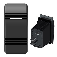 Car-ling Waterproof Rocker Switch On-Off SPST 3 Pin Rocker Switches with Whit... picture