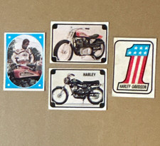 Vintage 1972 Donruss Super Cycles sticker cards Lot Of 5 picture