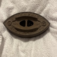 Antique Enterprise Mfg Co cast iron sad iron Philadelphia PA No 55 picture