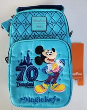 Disney Parks Magic Key Lug Crossbody Bag Disneyland 70th Anniversary NWT picture