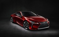 Lexus LC 500 simple Sports Car 11x17 Poster picture