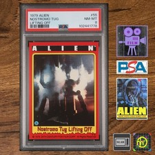 1979 Topps Alien - 55 Nostromo Tug Lifting Off - PSA 8 NM-MT picture
