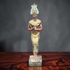 Ancient Egyptian Statue God Osiris Rare Antique Pharaonic Mythology Unique BC picture