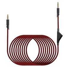 A10 Headset Cable for Astro A40 A40 TR, with Inline Volume Controller, Red picture
