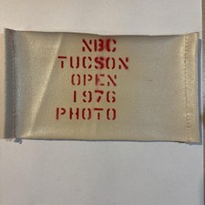 Vintage NBC Tucson Open 1976 Photo Armband Press Pass Golf Media Badge 70s picture