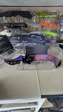 Brandon Vallotton Harbinger - Diachrolam Red Burl w/ Baker Forge Damascus picture