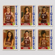 Saved by the Bell 6-Card Set Zack, Slater, Screech, Jessie, Lisa, Belding picture