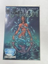 Michael Turner's Fathom #1 Wizard World Chicago 1998 Exclusive Signed Michael Tu picture