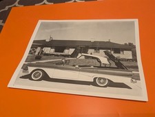 1957 Ford Fairlane 500 Skyliner Retractable Hardtop Convertible MCM Press Photo picture