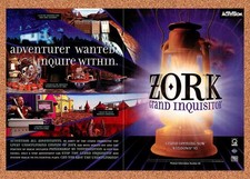 1997 Zork Grand Inquisitor PC Original Advertisement / Retro Promo v2 picture
