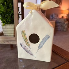 Rae Dunn Artisan Collection by Magenta Pastel Feather Birdhouse picture