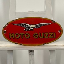 MOTO GUZZI - Advertising Sign - 46x22cm (18.1x8.7
