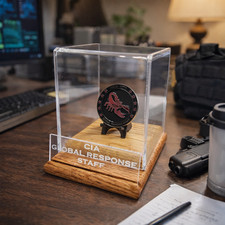 CIA Global Response Staff Challenge Coin Display Case (coin included) 51 picture