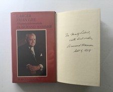 Armand Hammer 1898-1990 signed - autographed book “Larger Than Life” picture