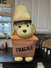 RARE JUMBO Raising Canes Cozy Cane Chistmas Story Plush Puppy Dog 36