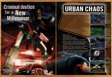 Urban Chaos Eidos Criminal Justice - 2 Page Video Game Print Ads Poster Art 2000 picture