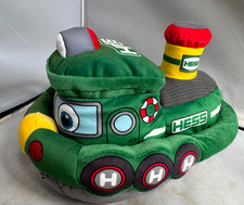 Hess 2023 Plush Tugboat Toy Tug Boat Truck With Light and Sound Tested & Works picture