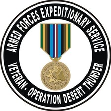 Operation Desert Thunder Armed Forces Expeditionary Medal AFEM 5.5