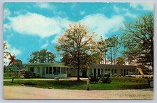 Palatka Florida Felts Motel Home of Ravine Gardens Bass Capitol Postcard picture