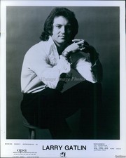 1977 New York Larry Gatlin Portrait Historic Original Vintage Press Photo 8x10 picture
