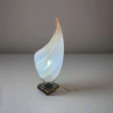 Vintage Roger Rougier 1970’s Sculptural Modernist Table Acrylic Lamp MCM picture