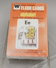 Vintage Western Publishing Alphabet Flash Cards picture