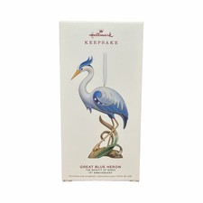 2019 Hallmark Great Blue Heron Ornament - The Beauty of Birds - 15th Anniversary picture