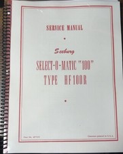 *NEW* SEEBURG HF100R JUKEBOX SERVICE MANUAL *HIGH QUALITY* 171 PAGES picture
