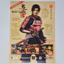 Oni Musha Warlords PlayStation 2 PS2 Authentic Magazine Ad picture