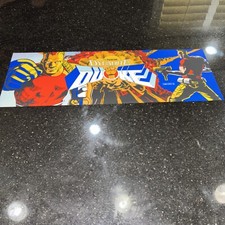 Fabtek Dynamite Duke Siebu Kaihatsu 1989 Arcade New Old Stock Marquee Translite picture