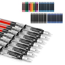 Calligraphy Set, 7 Calligraphy Pens with Different Nibs and 40 Ink Cartridges in picture