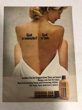 1974 Sudden Tan Vintage Print Ad Advertisement pa14 picture