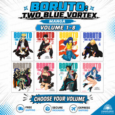 Boruto: Two Blue Vortex Manga Volume 1-8 English Version Comic Book picture