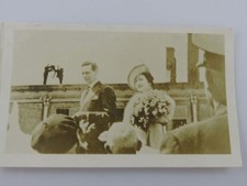 1939 King George VI Queen Elizabeth Canada Black & White Photograph 4  1/2
