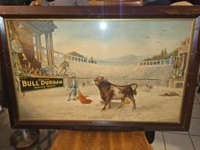 Antique 1909 Bull Durham Tobacco A Royal Victor Advertising Sign Original Frame picture
