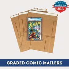 GEMINI Graded Comic Book Mailers - Ships 1 CGC (or similar) graded comic slab picture