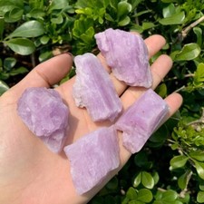 Raw Rough Kunzite Chunk Healing Purple Crystal Mineral Rock Specimens Gifts 1PCS picture