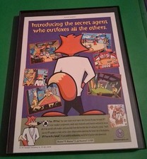 Spy Fox In Dry Cereal CD-ROM Framed Print Ad 1997 8.5x11 picture