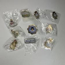 10 MADCC Madame Alexander Doll Club Lapel Pins Assorted Lot Conventions Etc picture